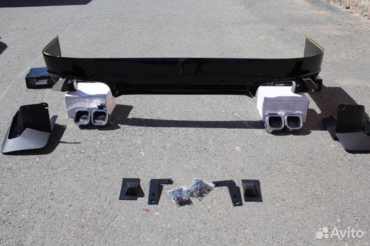 Prado 120 Задняя накладка губа Modellista A5LB2