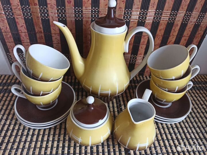 Кофейный сервиз Kahla (гдр) винтаж