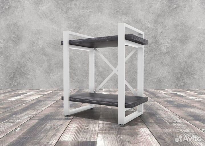 Тумба прикроватная Айсберг Лофт 40 белый/северное