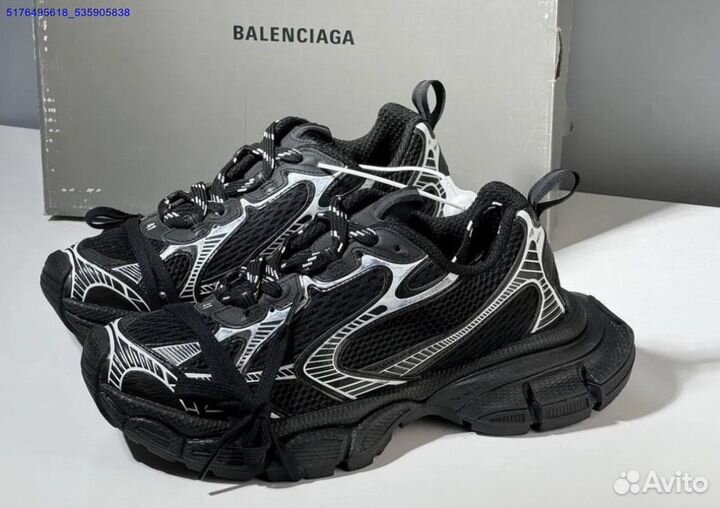 Кроссовки Balenciaga 3xl black-white (Арт.46199)