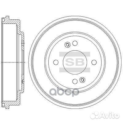 Барабан тормозной sd1079 Sangsin brake