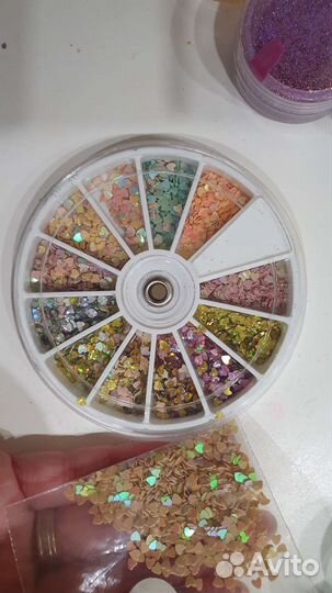 Блестки стразы для маникюра