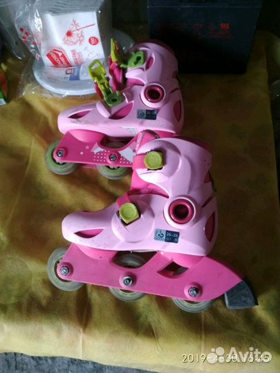 Коньки роликовые