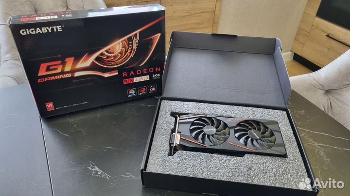 Видеокарта gigabyte rx 480