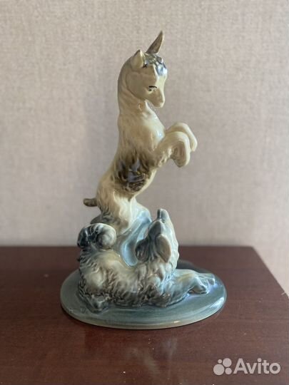 Статуэтка Козленок и щенок