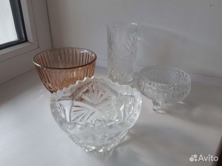 Маленькие вазочки конфетницы салатники СССР