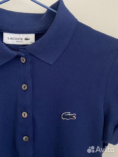 Lacoste polo женская оригинал