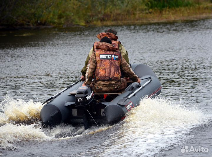 Лодка Хантер 320 лка. Не требует регистрации гимс
