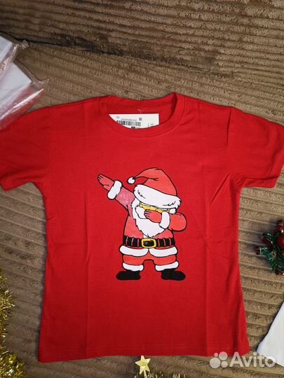 Футболка новогодняя для фотосессии