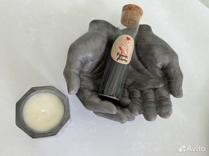 Спички длинные в стеклянной колбе (каминные)