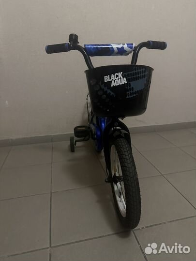 Велосипед детский black aqua 1204 синий