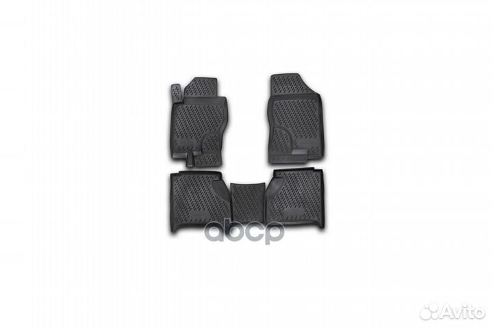 Коврики в салон nissan Navara АКПП 2005, 4 шт