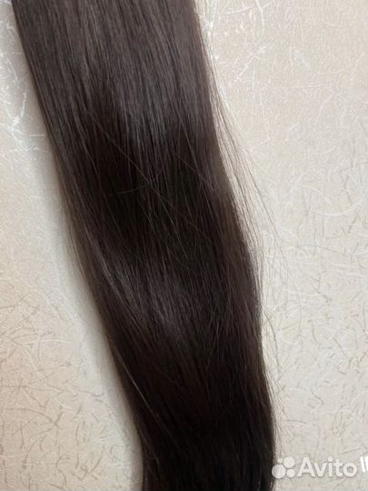Волосы славянка 55 см ровный срез