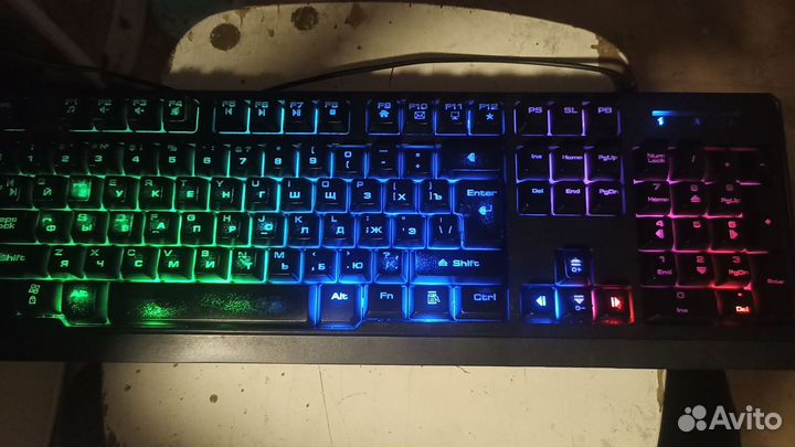 Мембранная клавиатура с подсветкой