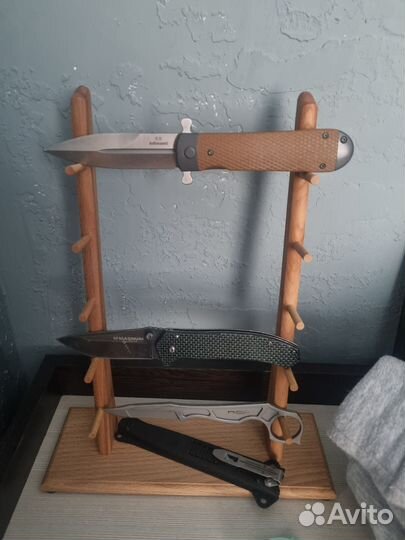 Подставка для ножей деревянная