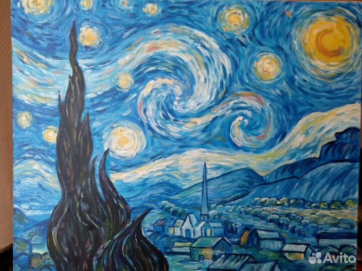 Картина Ван Гога Звездная ночь