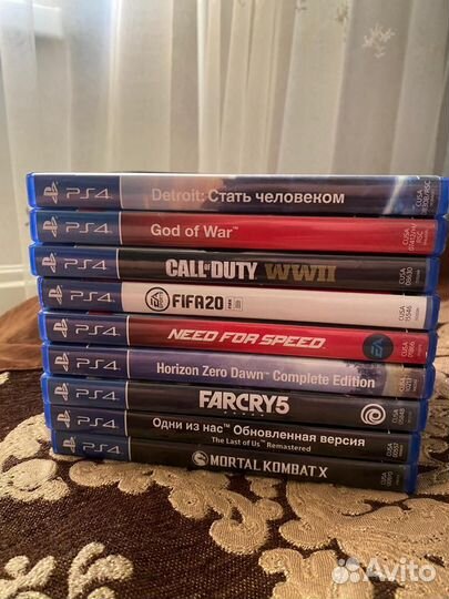 Диски на sony playstation 4 ps4