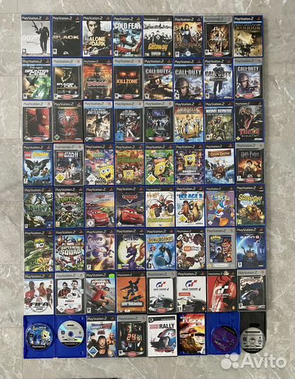 Много Дисков PS2 Лицензия 60штук