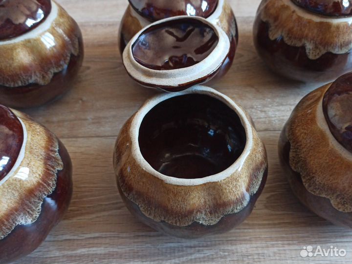 Горшки для запекания. Глиняные