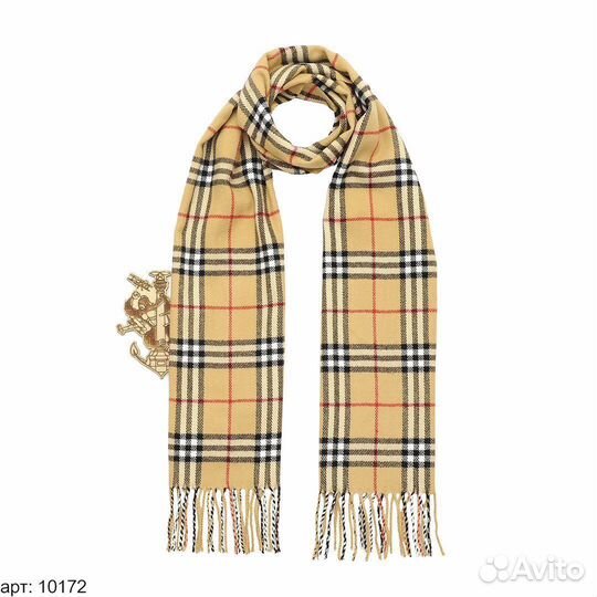 Шарф burberry бежевый