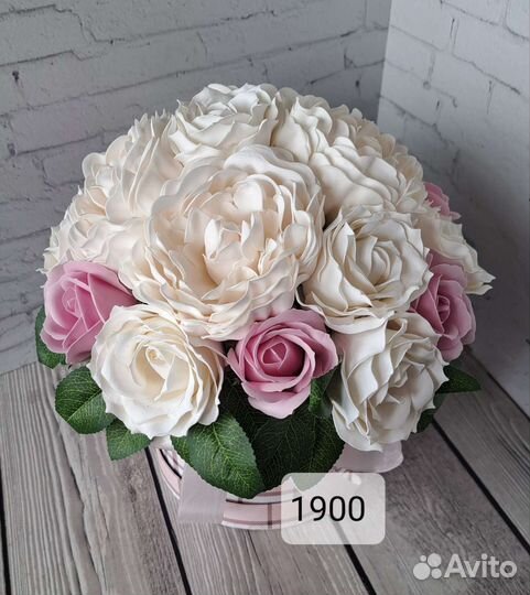 Букет из мыльных цветов