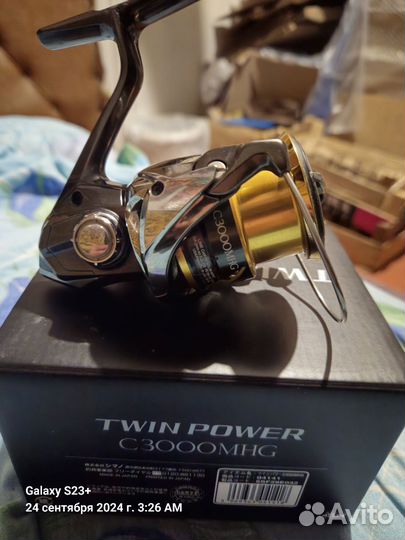 Катушка shimano twin power 2020г. C 3000MHG