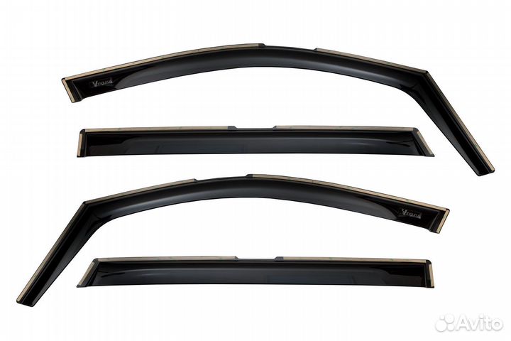Дефлекторы окон (4 шт.) Kia Sorento 4