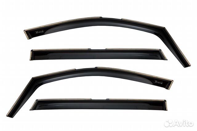 Дефлекторы окон (4 шт.) Kia Sorento 4