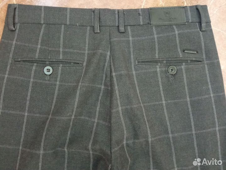 Брюки в клетку на подростка 164-170