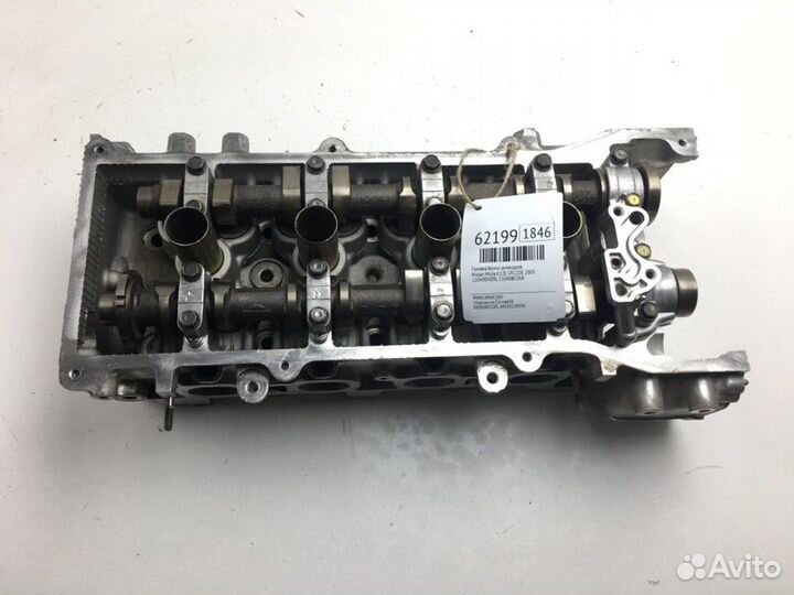 Головка блока цилиндров Nissan Micra K12E CR12DE