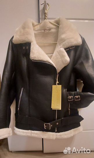 Дубленка авиатор пилот натуральный Турция