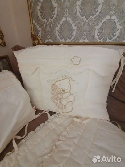 Бортики, балдахин и крепление