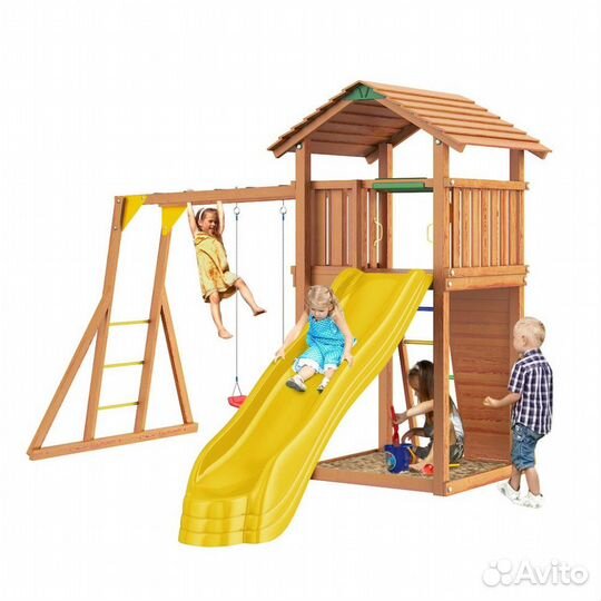 Деревянная игровая площадка Jungle Gym JC2 