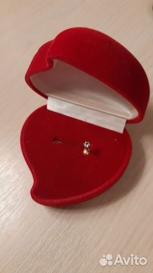 Серьги пусеты 585 проба