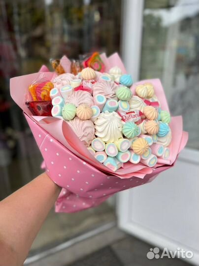 Съедобные букеты с живыми цветами