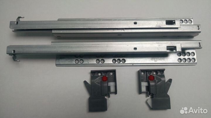 Направляющие для ящиков с доводчиком 350мм, Boyard