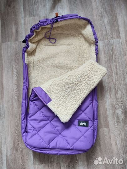 Меховой конверт для новорожденных от Markus