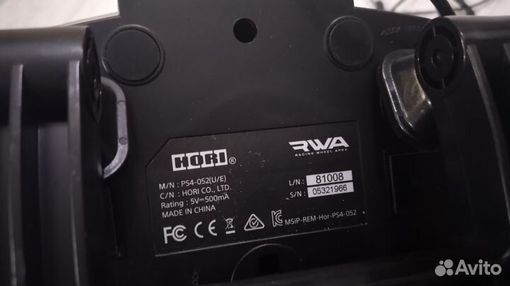 Игровой руль Logitech hori racing wheel ps4 ps3