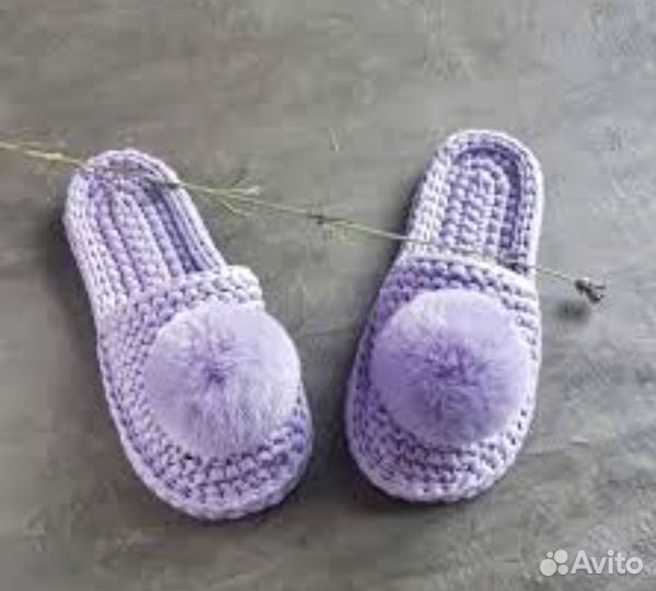 Тапочки и корзинки ручной работы