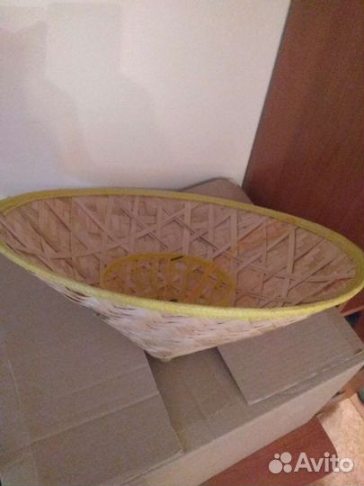 Азиатская плетёная шляпа