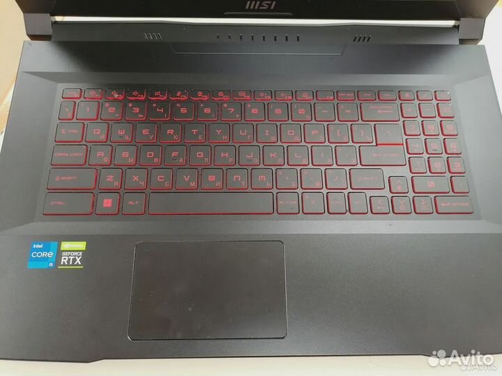 Ноутбук MSI GF76 Katana 11UC-480XRU(Ахт)