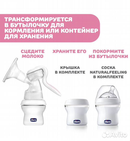 Молокоотсос ручной chicco