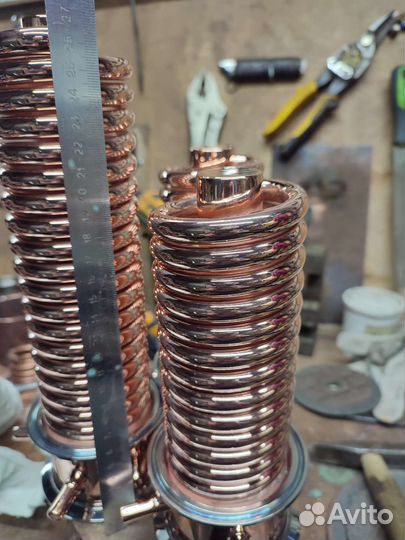 Медный дефлегматор Димрота 3 дюйма