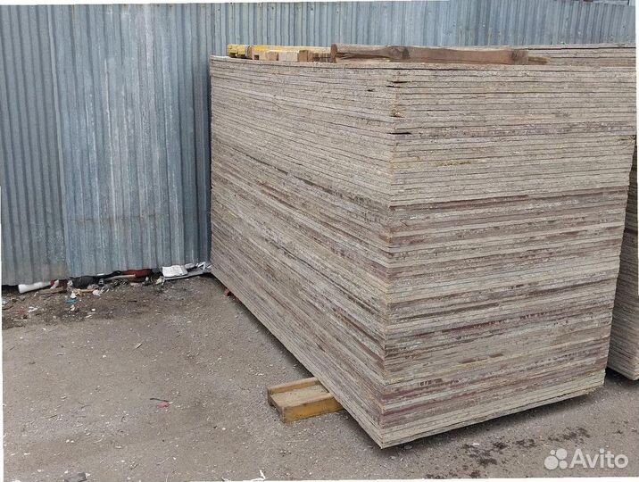 Фанера ламинированная новая и бу