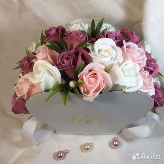 Букеты из мыльных цветов