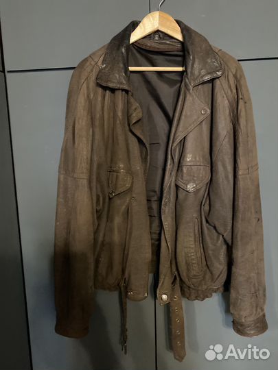 Куртка замшевая мужская ретро 52-54