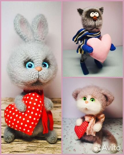 Вязаные игрушки, Подарки на 8 марта