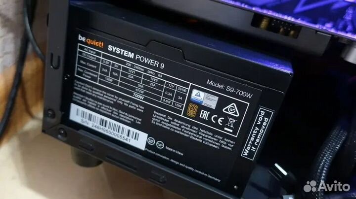 Блок питания be quiet system power 9 700W, новый