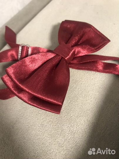 Бабочка - галстук бордовая