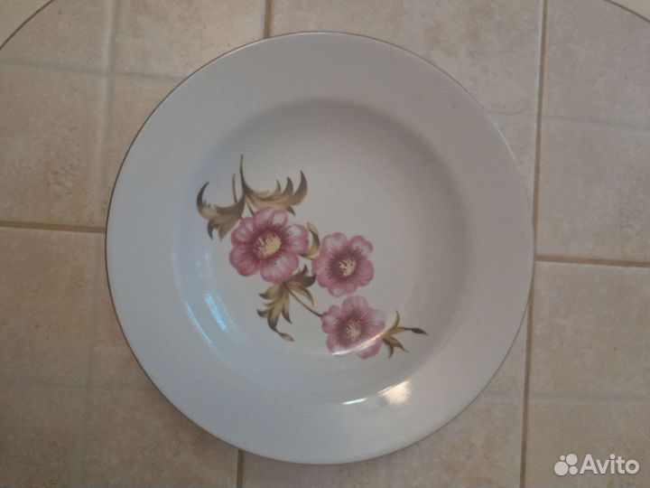 Тарелки глубокие гдр,5шт